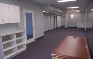 blue room with purple carpet